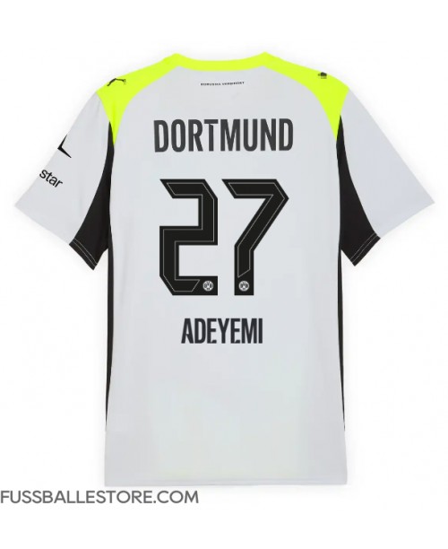 Günstige Borussia Dortmund Karim Adeyemi #27 Auswärtstrikot 2025-26 Kurzarm Günstige Borussia Dortmund Karim Adeyemi #27 Auswärtstrikot 2025-26 Kurzarm